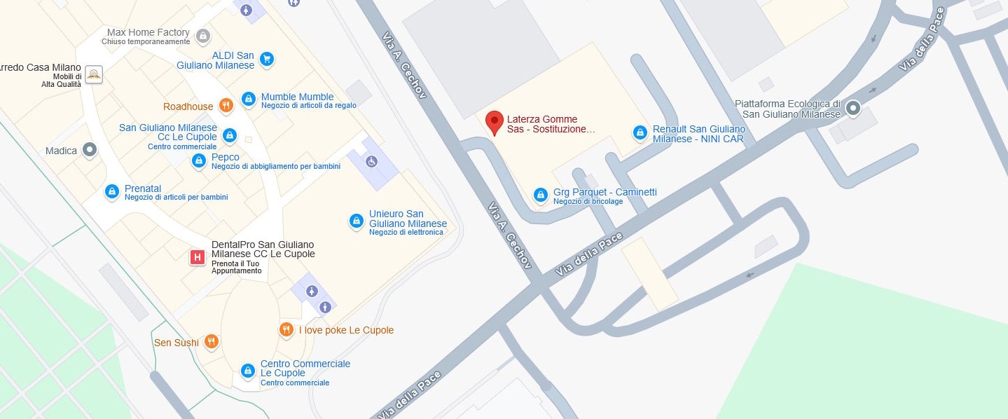 mappa laterza gomme